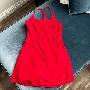 Outdoor voices exercise dress red medium